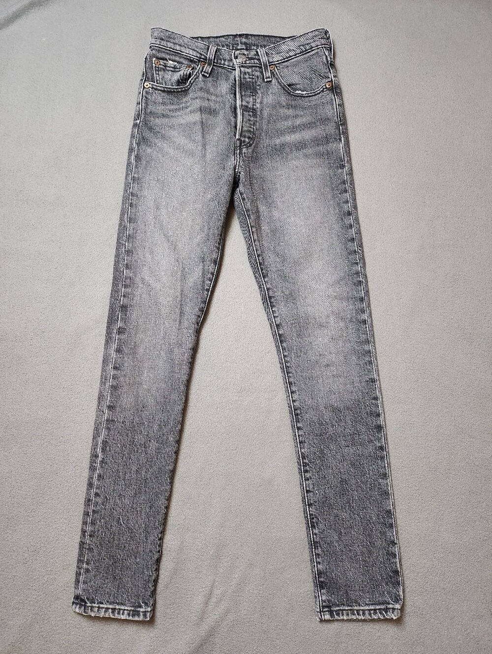 Levi’s 501s Skinny Jeans Sz 25 Grey Jeans Classic